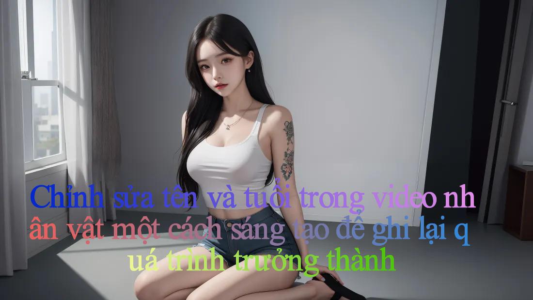 Chỉnh sửa tên và tuổi trong video nhân vật： một cách sáng tạo để ghi lại quá trình trưởng thành